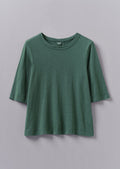 Cleo Cotton Tee | Marble Green