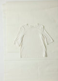 Cleo Garment Dyed Organic Cotton Tee | Chalk