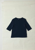 Cleo Garment Dyed Organic Cotton Tee | Indigo