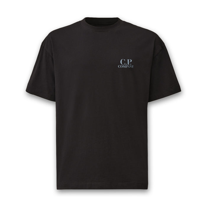 C.P. Company - Jersey 30/1 T-Shirt in Total Eclipse - Nigel Clare