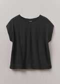 Crinkle Cotton Gauze Top | Black Pepper