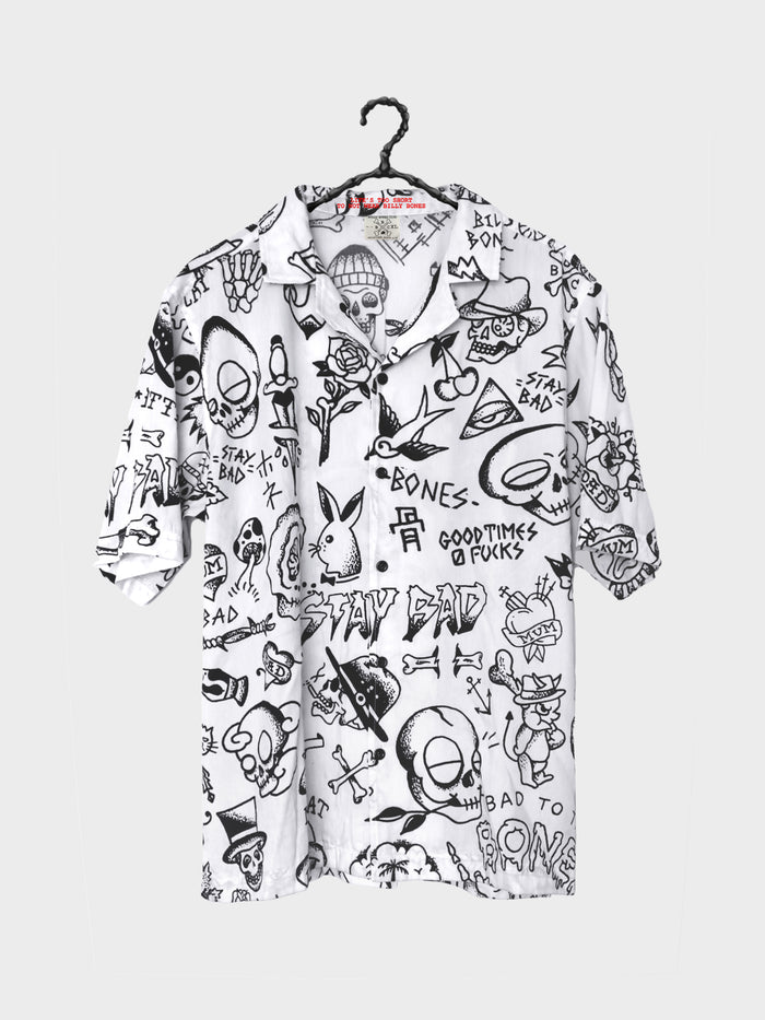 Day For It Bowlo Shirt - White