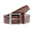DENTS Plain Leather Belt - Tan