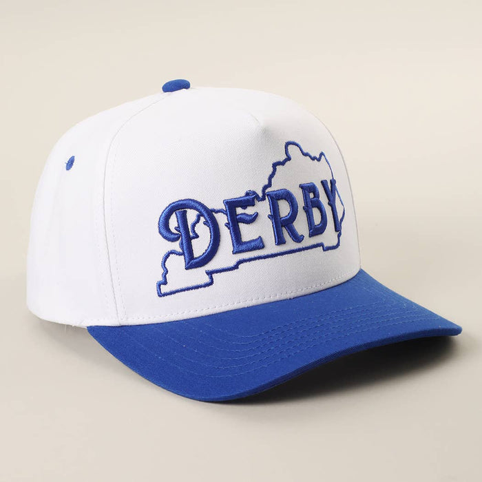 DERBY 3D Embroidered Two-Tone Trucker Hat
