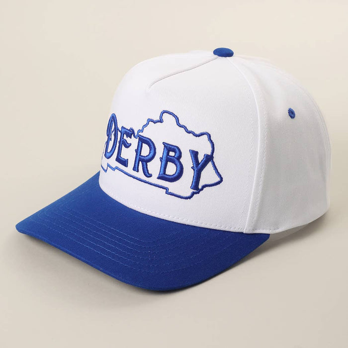 DERBY 3D Embroidered Two-Tone Trucker Hat