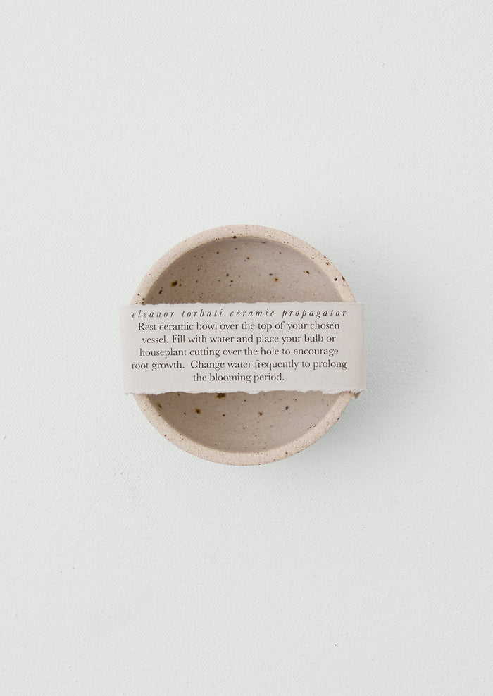Eleanor Torbati Ceramic Propagator | Cream