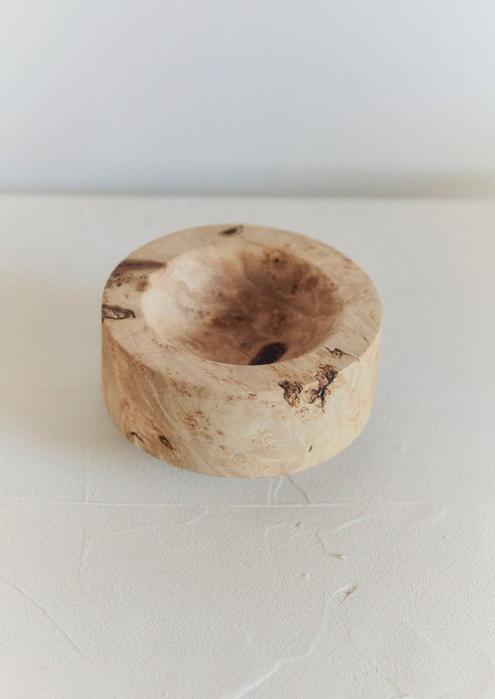 Elise McLauchlan Maple Burl Bowl | Natural