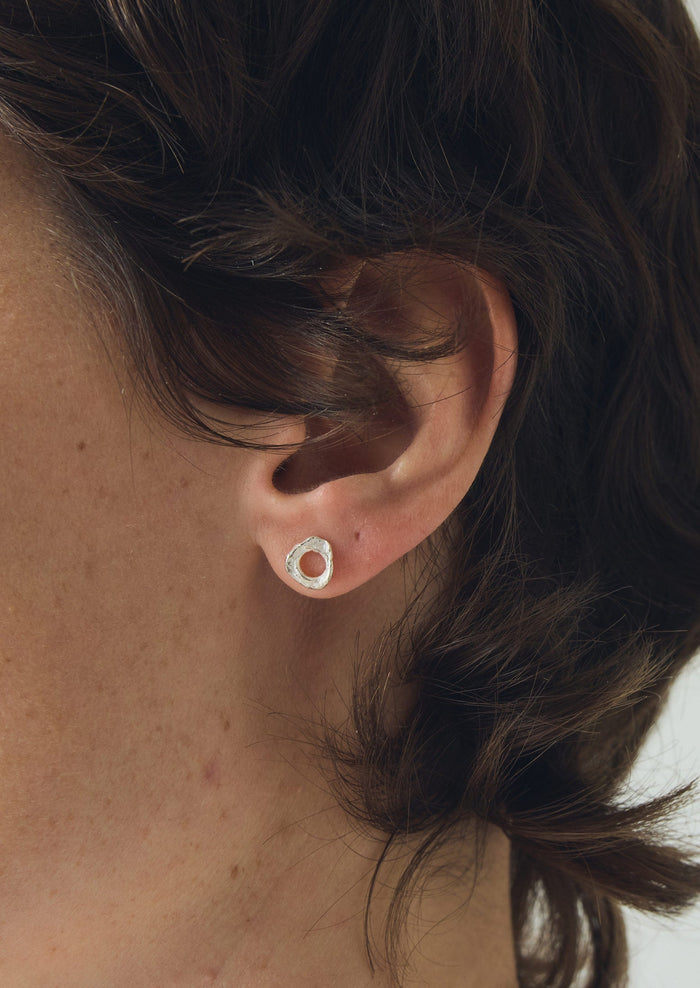 Emily Nixon Tolvan Silver Studs | Silver