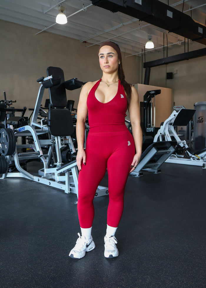 ENHANCE Leggings - MERLOT