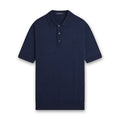Fred Perry - Knitted Polo in Tennis Blue - Nigel Clare