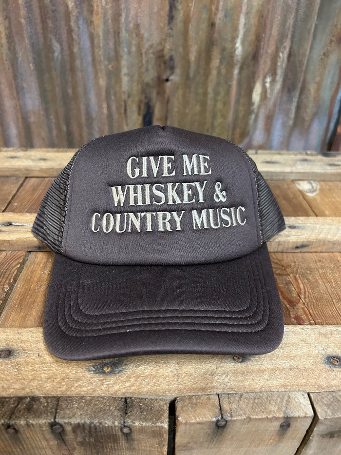 Give Me Whiskey & Country Music Trucker Hat