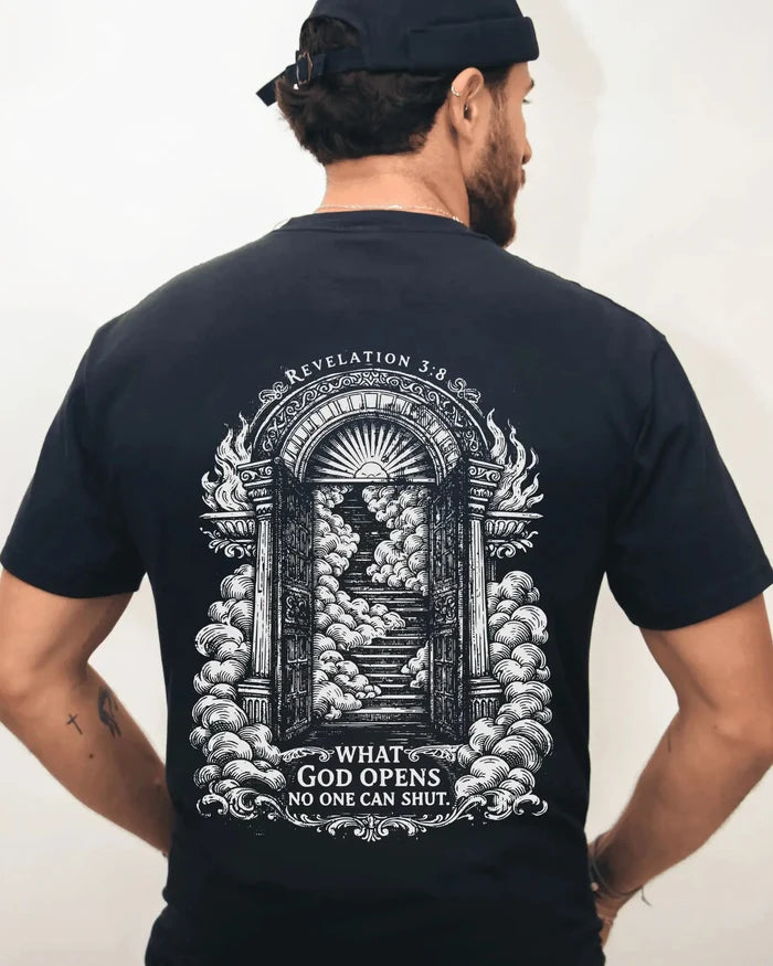 God Opens Doors T-shirt - Holy Looks