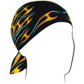 Hot Rod Flame: ZANHeadgear has taken the traditional cotton Flydanna headwrap and created the new SportFlex Flydanna, featuri