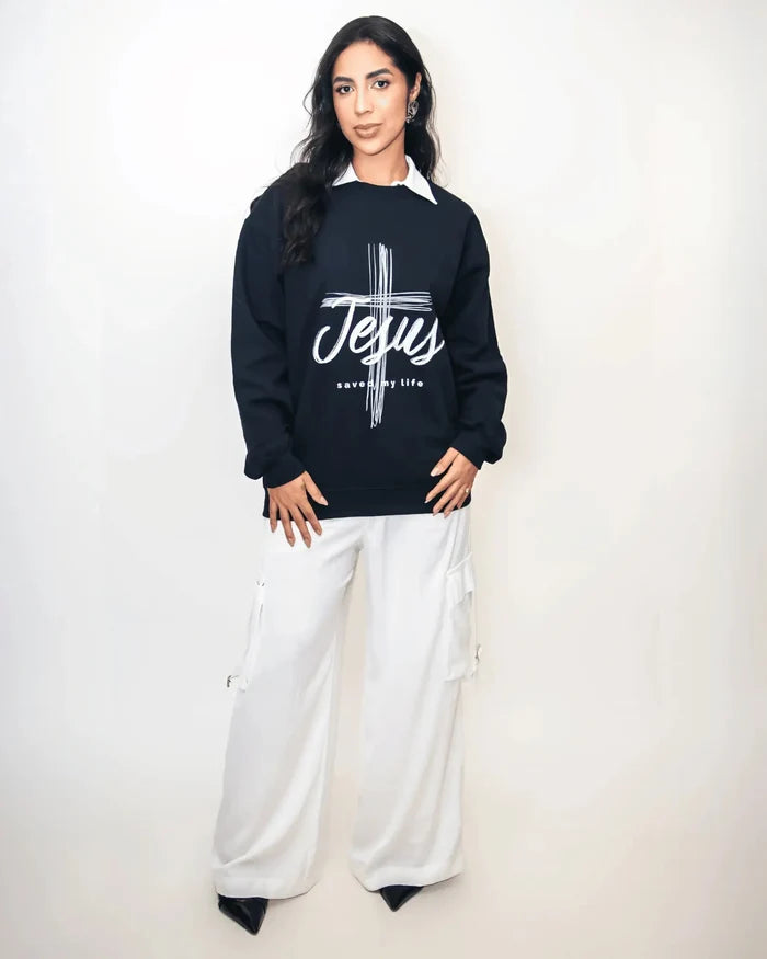 Jesus Saved My Life Sweatshirt - Holy Looks