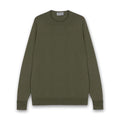 John Smedley - Marcus Crewneck in Mansfield Green - Nigel Clare