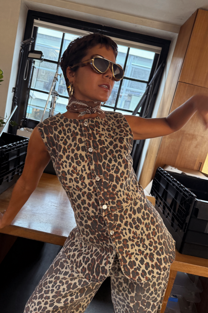 Leopard Waistcoat