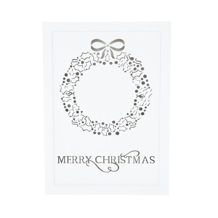 Light Up LED Merry Christmas Xmas Wall Plaques Decorations