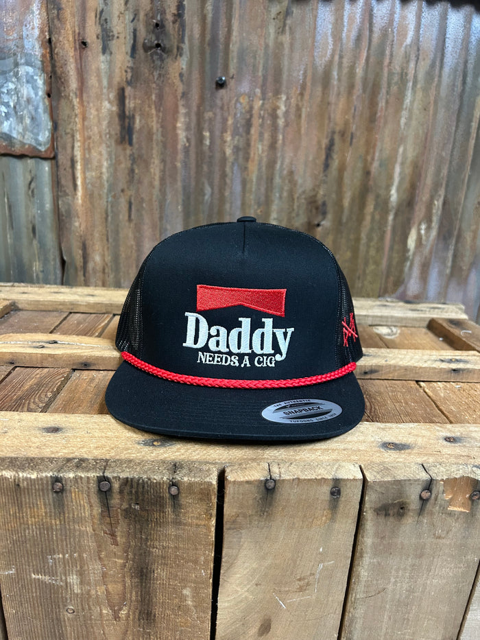 Mad Hatter Daddy Needs A Cig Ballcap