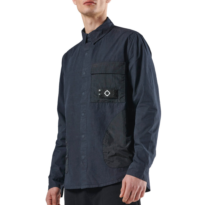 Mastrum - GD Nycot Overshirt in Ink Navy - Nigel Clare