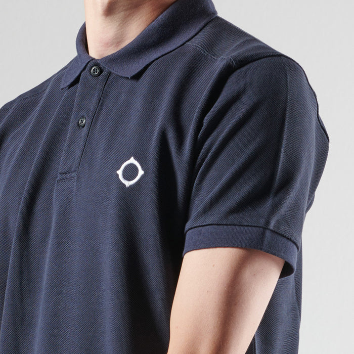 Mastrum - Pique Polo in Ink Navy - Nigel Clare