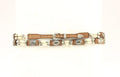M&F Genuine Leather Hatband with Bone Beads