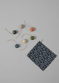 Mini Hand Marbled Bauble Set | Multi