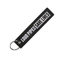 Motorcycle Key Chain - Loud Pipes Save Lives: Dimensions: 4