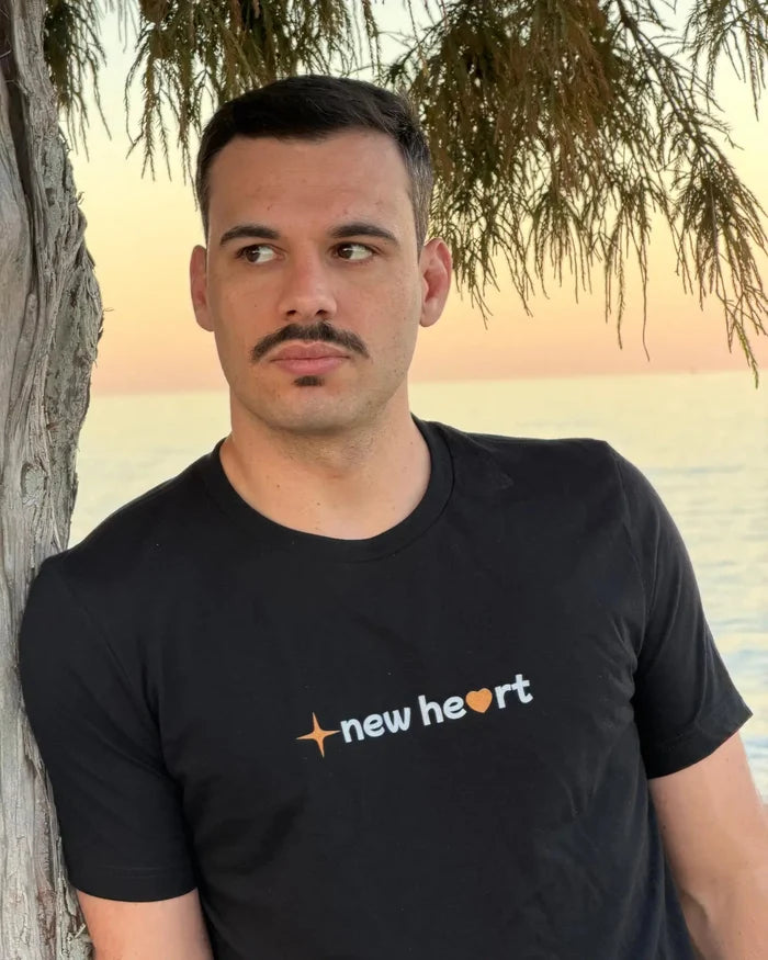 New Heart & Spirit Tee – Ezekiel 36:26 Christian Shirt - Holy Looks
