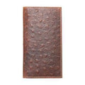Nocona Mens Rodeo Style Wallet Ostrich Leather Wallet