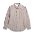 Norse Projects - Algot Poplin Check Shirt in Walnut - Nigel Clare