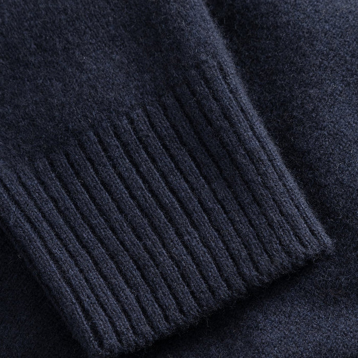 Norse Projects - Merino Lambswool Sweater in Dark Navy - Nigel Clare