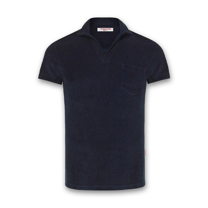 Orlebar Brown - Terry Polo in Navy - Nigel Clare