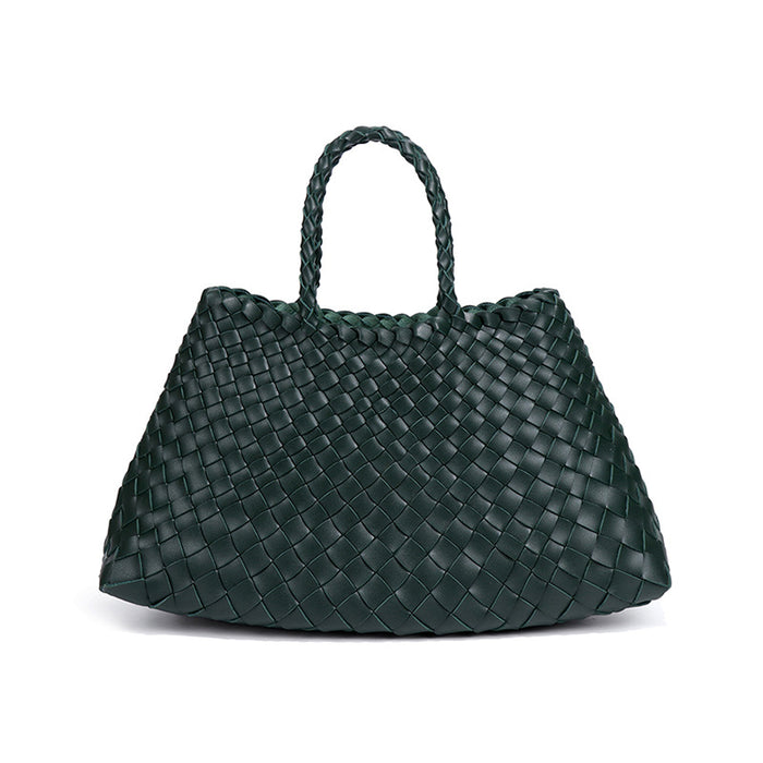 Oversized Woven Handbag – AZURE