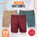 PACK OF 3 MEN'S SHORTS