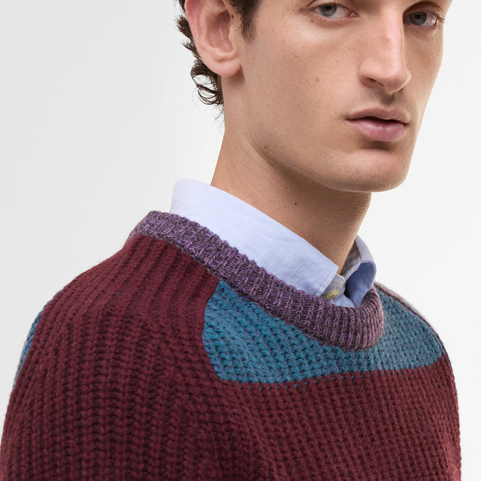 Paul Smith loves Barbour - Multi Stripe Crew Neck Sweater - Nigel Clare