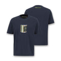 Paul Smith loves Barbour - Wax Tin Print T-Shirt in Navy - Nigel Clare
