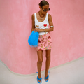 Pink Astra Mini Skirt