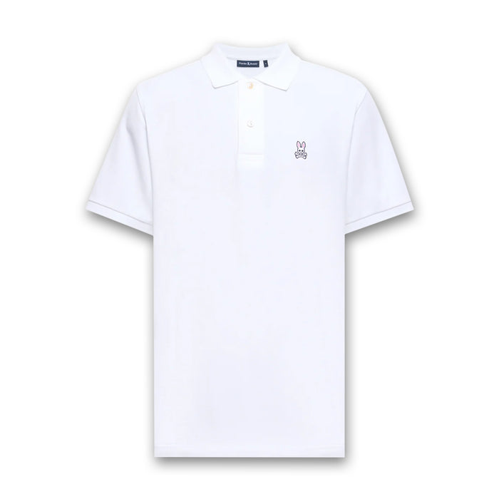 Psycho Bunny - Classic Polo in White - Nigel Clare