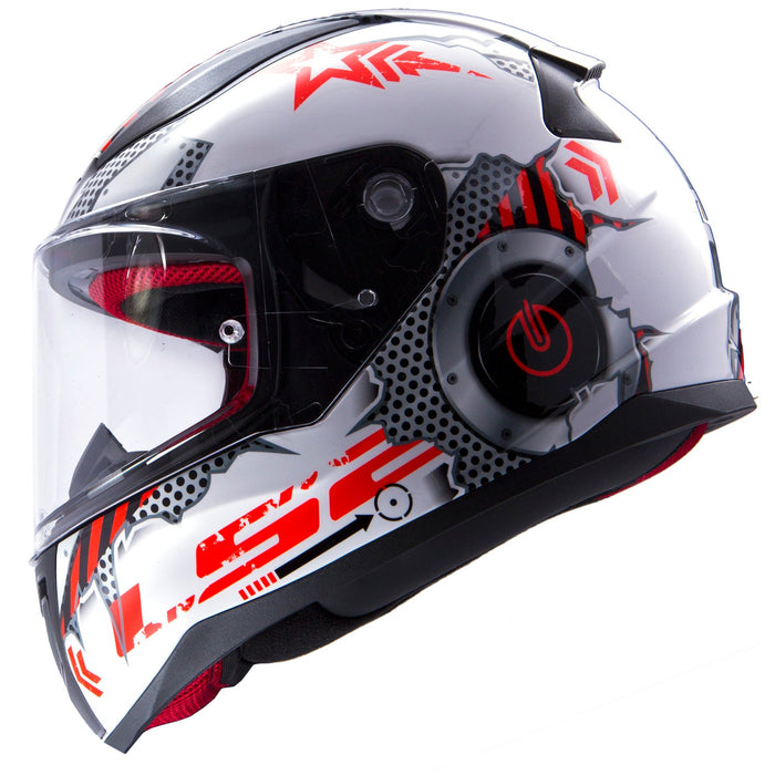 Rapid Mini Machine White: Features:


Lightweight aerodynamic shell made from LS2’s proprietary HPTT
2 shell sizes for the sm
