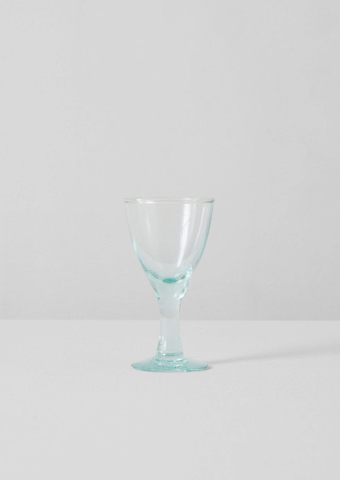 Recycled Bolivian Wine Glasses Set | Clear