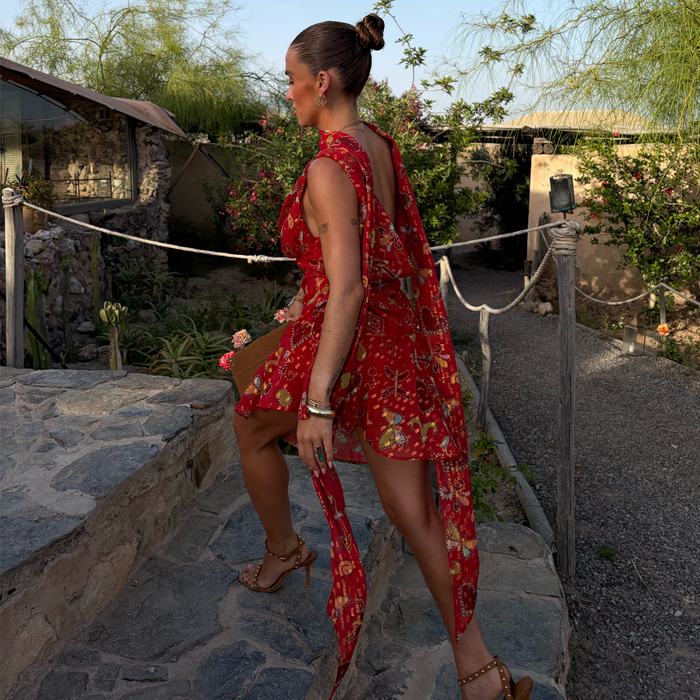 Red Astra Mini Sophie Dress