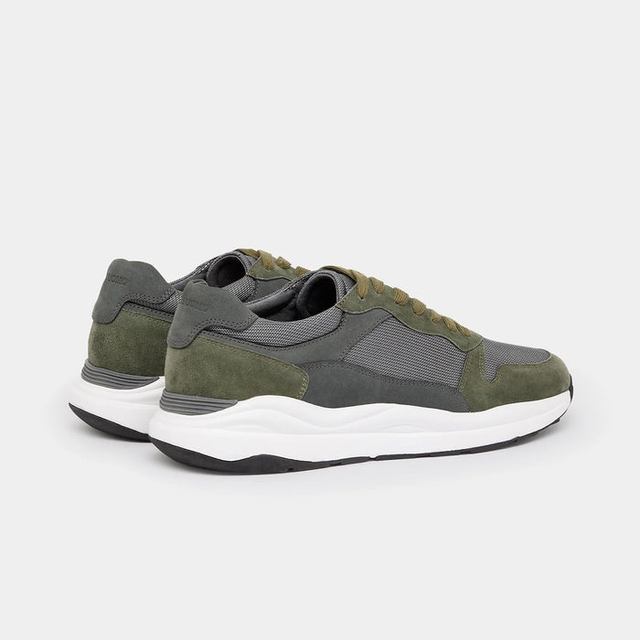 Remus - Albi Suede Trainers in Green - Nigel Clare