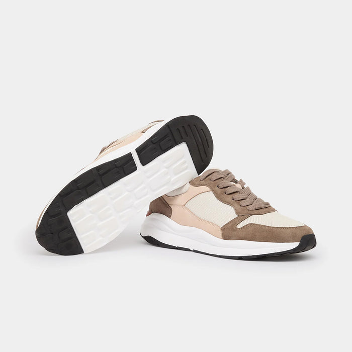 Remus - Albi Suede Trainers in Taupe - Nigel Clare