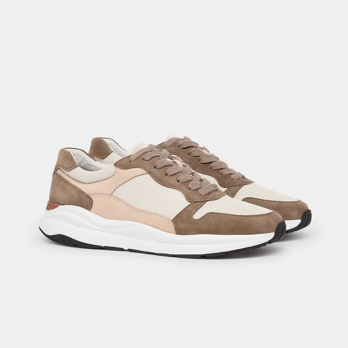 Remus - Albi Suede Trainers in Taupe - Nigel Clare
