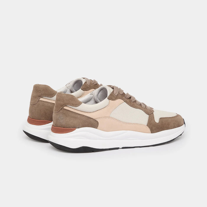 Remus - Albi Suede Trainers in Taupe - Nigel Clare