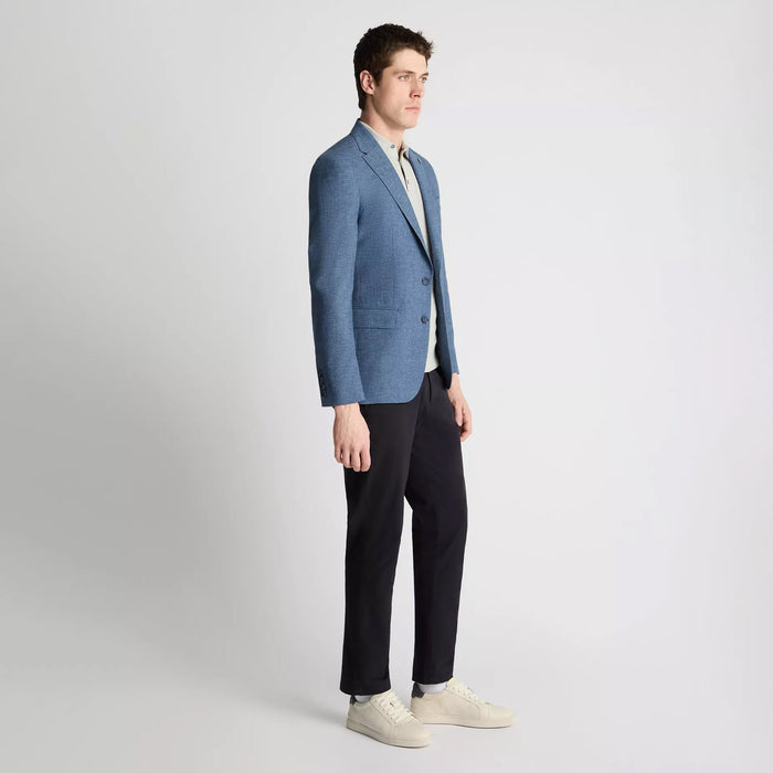 Remus - Alto Slim Fit Linen Blazer in Blue - Nigel Clare