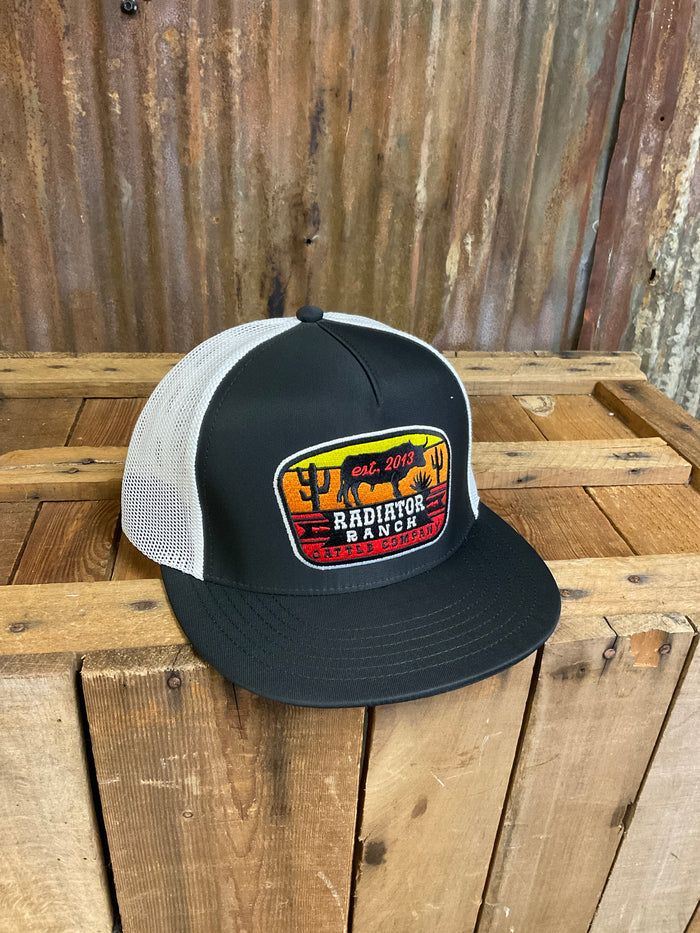 Rodeo Time Sunset Bull Ballcap