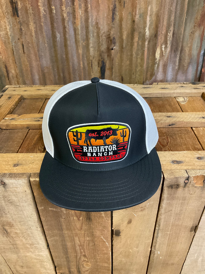 Rodeo Time Sunset Bull Ballcap