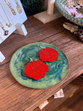 Rose earrings