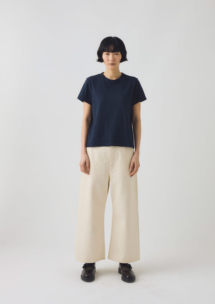 Sadie Organic Cotton Boy Tee | Dark Indigo